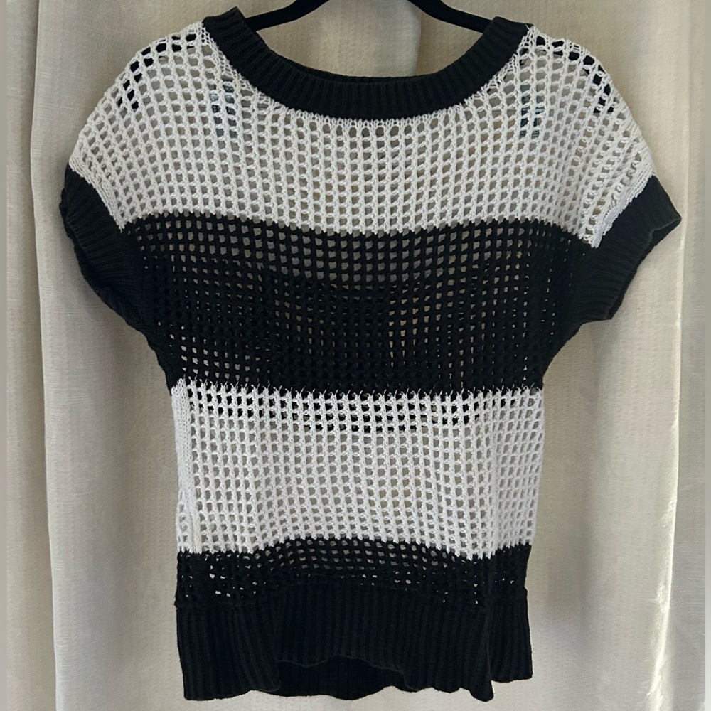 Loft striped knit top